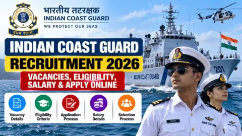 Indian Coast Guard Recruitment 2026: Vacancies, Eligibility, Salary and Apply Online