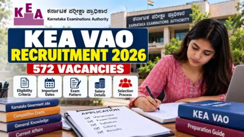 KEA VAO Recruitment 2026: 572 Vacancies, Salary, Eligibility, Exam Date & Latest Updates