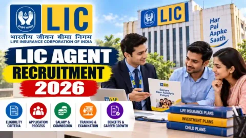 LIC Agent Recruitment 2026: Eligibility, Salary & Apply Online