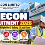 MECON Recruitment 2026: Vacancies, Eligibility, Salary, Last Date & Apply Online