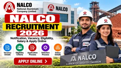 NALCO Recruitment 2026: Vacancy, Eligibility, Salary and Apply Online