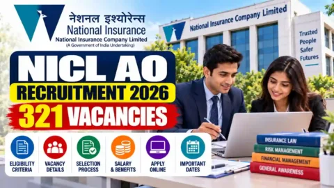 NICL Administrative Officer Recruitment 2026: 321 Vacancies, Salary & Apply Online