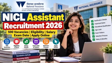 NICL Assistant Recruitment 2026: 500 Vacancies, Eligibility, Salary & Mains Exam Date