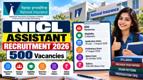 NICL Assistant Recruitment 2026 Poster
