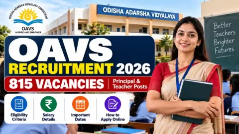 OAVS Recruitment 2026 Education Poster