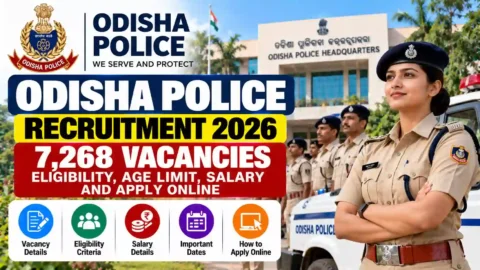 Odisha Police Recruitment 2026: 7,268 Vacancies, Eligibility, Age Limit, Salary and Apply Online