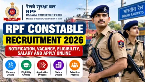 RPF Constable Recruitment 2026: Notification, Vacancy, Eligibility, Salary and Apply Online