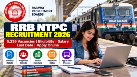 RRB NTPC Recruitment 2026: 5,236 Vacancies, Eligibility, Salary & Last Date to Apply Online