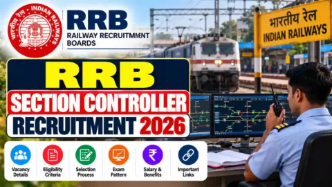 RRB Section Controller Recruitment 2026: Vacancy, Eligibility, Exam Pattern and Apply Online
