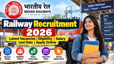 Railway Recruitment 2026 Apply Online: Latest Vacancies, Eligibility, Salary & Last Date