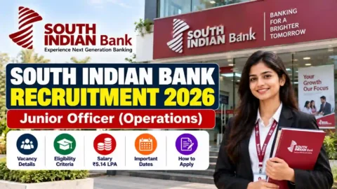 South Indian Bank Recruitment 2026: Junior Officer Vacancies, ₹5.14 LPA Salary, Eligibility & Last Date