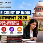 Supreme Court of India Recruitment 2026: Vacancies, Eligibility, Salary and Apply Online 1 Supreme Court of India Recruitment 2026: Vacancies, Eligibility, Salary and Apply Online