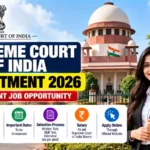 Supreme Court of India Recruitment 2026: Vacancies, Eligibility & Apply Online 1 Supreme Court of India Recruitment 2026: Vacancies, Eligibility & Apply Online