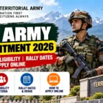 TA Army Recruitment 2026: Vacancy, Eligibility, Rally Dates & Apply Online
