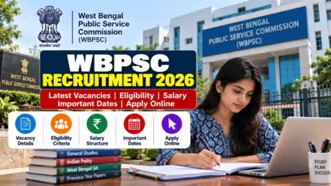 WBPSC Recruitment 2026: Latest Vacancies, Eligibility, Salary, Important Dates & Apply Online