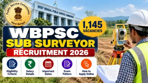 WBPSC Sub Surveyor Recruitment 2026: 1,145 Vacancies, Salary, Eligibility & Apply Online